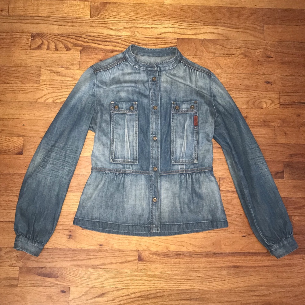 7 for all Mankind vintage denim/jean jacket